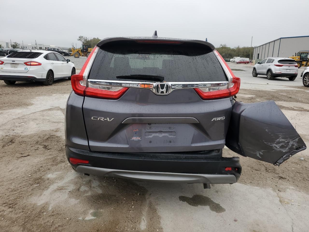 2017 Honda CR-V VIN 5J6RW2H89HL001535 Copart auction photo, rear end damage thumbnail 6