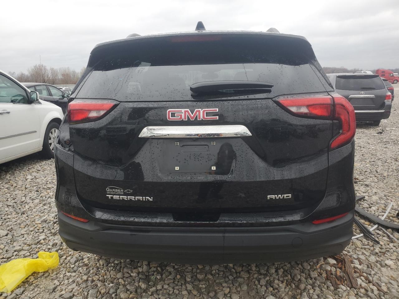 2018 GMC Terrain VIN 3GKALTEV3JL393065 Copart auction photo, side damage thumbnail 6