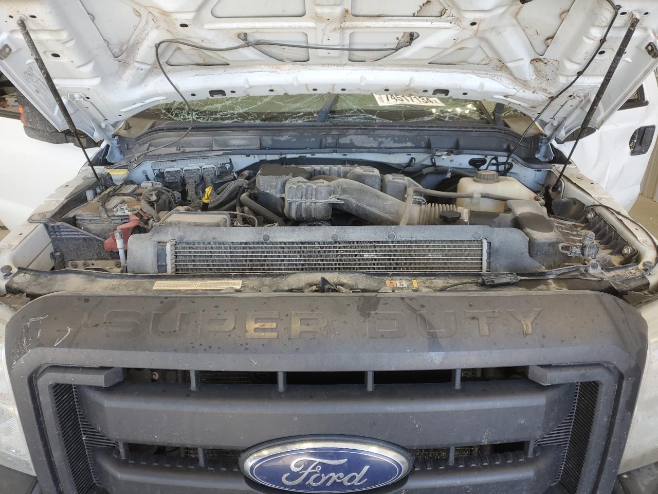 2014 Ford F250 VIN 1FT7W2B67EEB81070 Copart auction photo, all over damage thumbnail 13