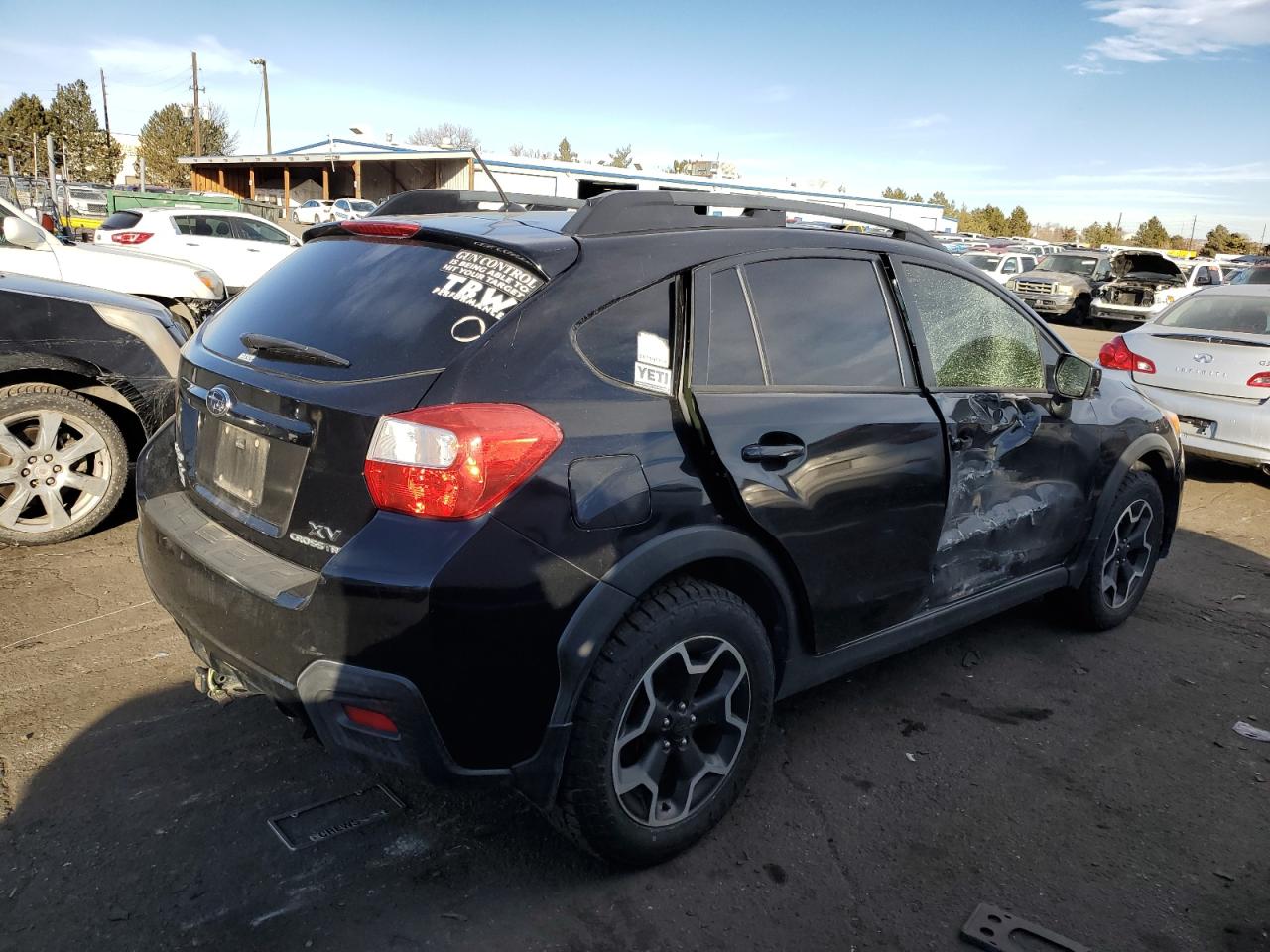 2015 Subaru XV VIN JF2GPADC8F8321056 Copart auction photo, all over damage thumbnail 3