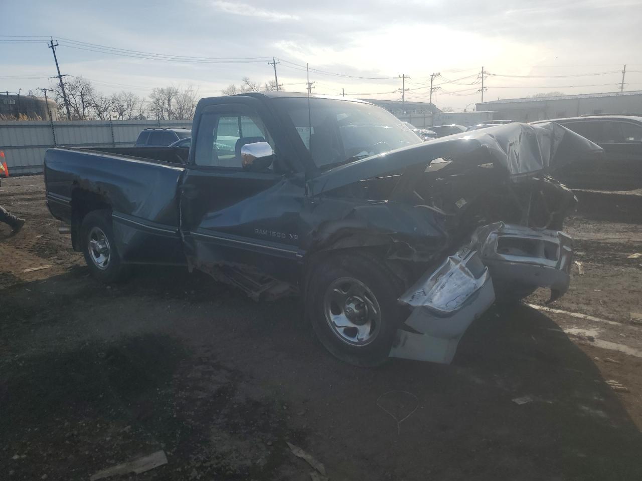 1995 Dodge RAM VIN 1B7HC16Y9SS207832 Copart auction photo, front end / all over damage thumbnail 4