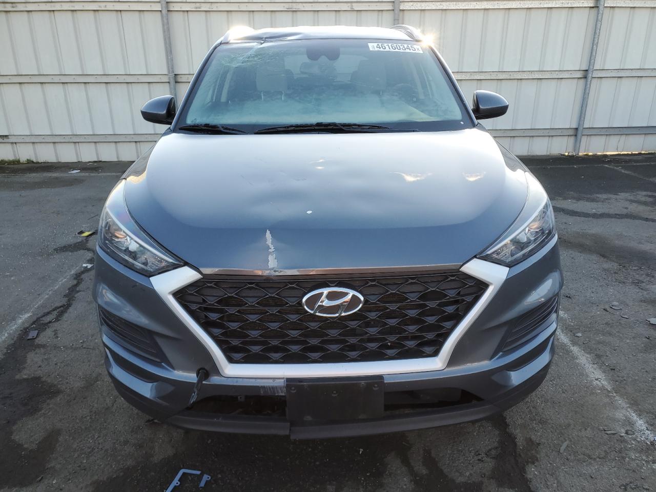2019 Hyundai Tucson VIN KM8J3CA42KU935512 Copart auction photo, top/roof damage thumbnail 5