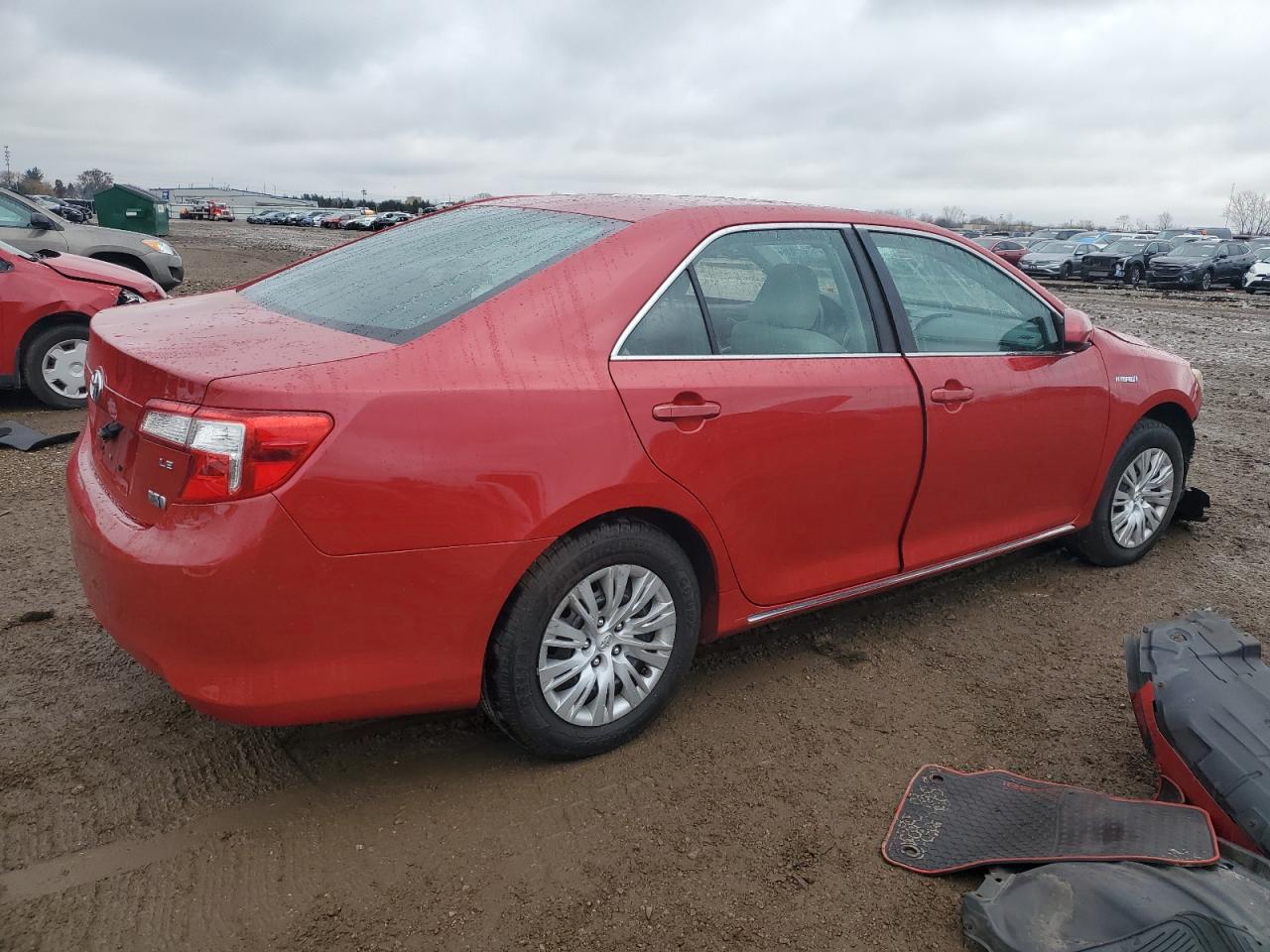 2014 Toyota Camry VIN 4T1BD1FK9EU109676 Copart auction photo, front end / side damage thumbnail 3