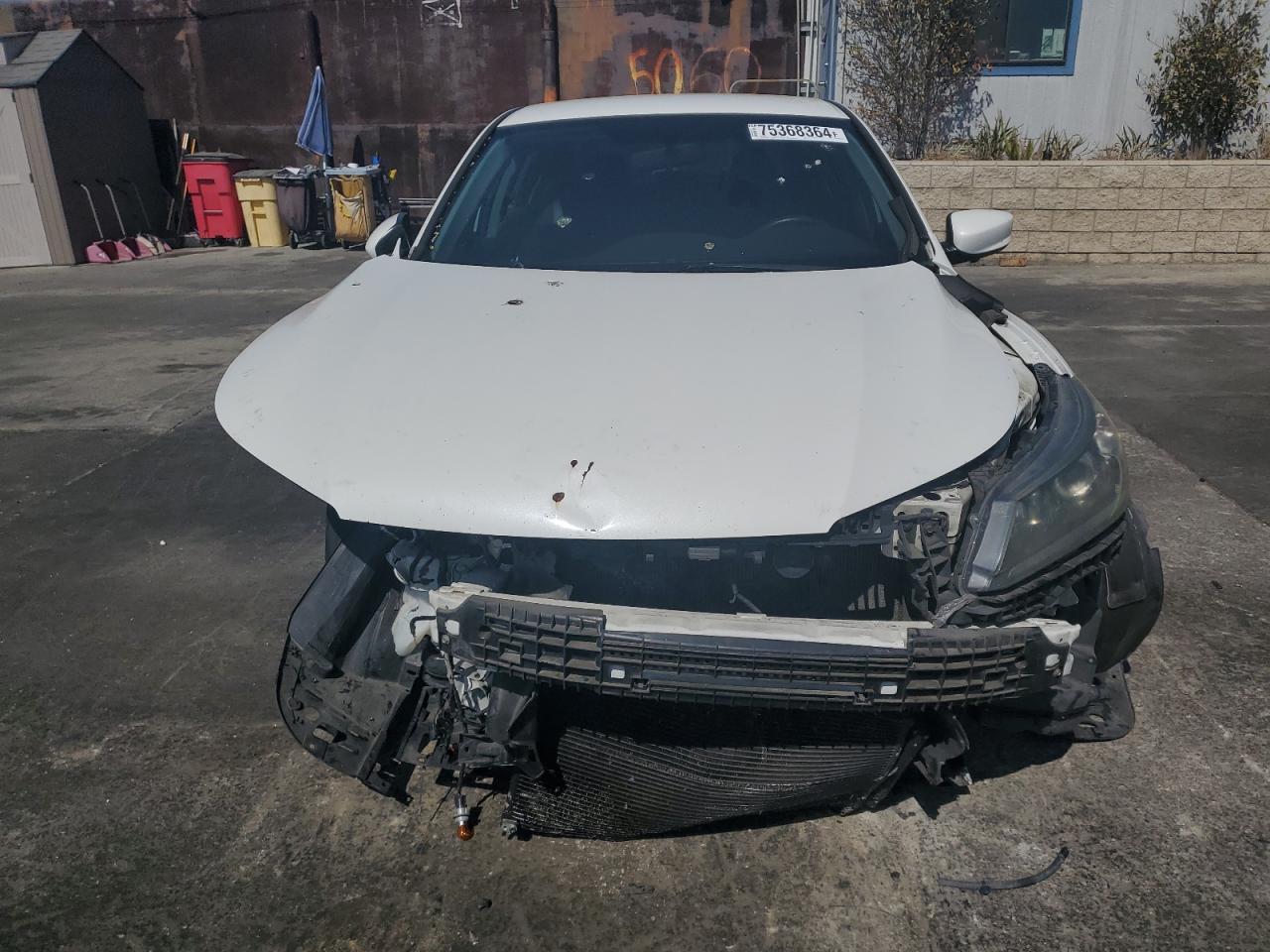 2014 Honda Accord VIN 1HGCR2F5XEA281065 Copart auction photo, front end / rear end damage thumbnail 5