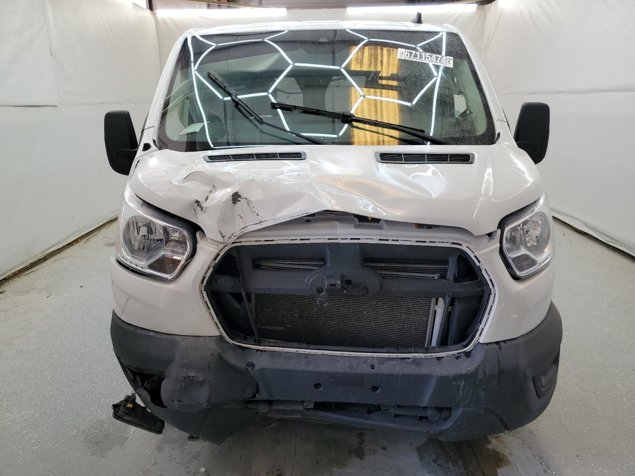 2022 Ford Transit VIN 1FTBR1Y87NKA24175 Copart auction photo, front end / side damage thumbnail 5