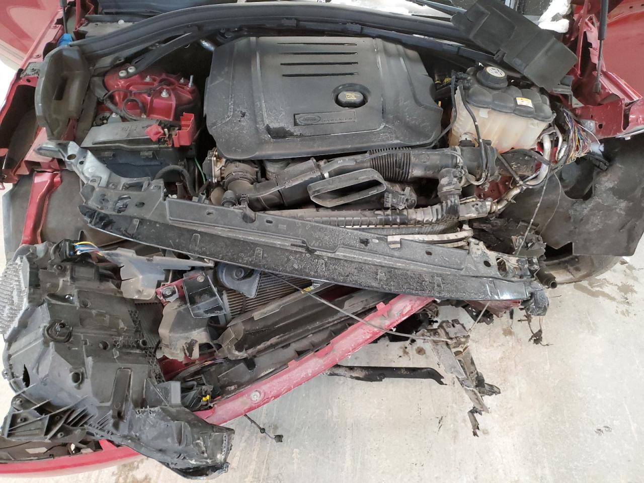 2019 Land Rover Range Rover VIN SALYB2EN3KA785827 Copart auction photo, front end / side damage thumbnail 14