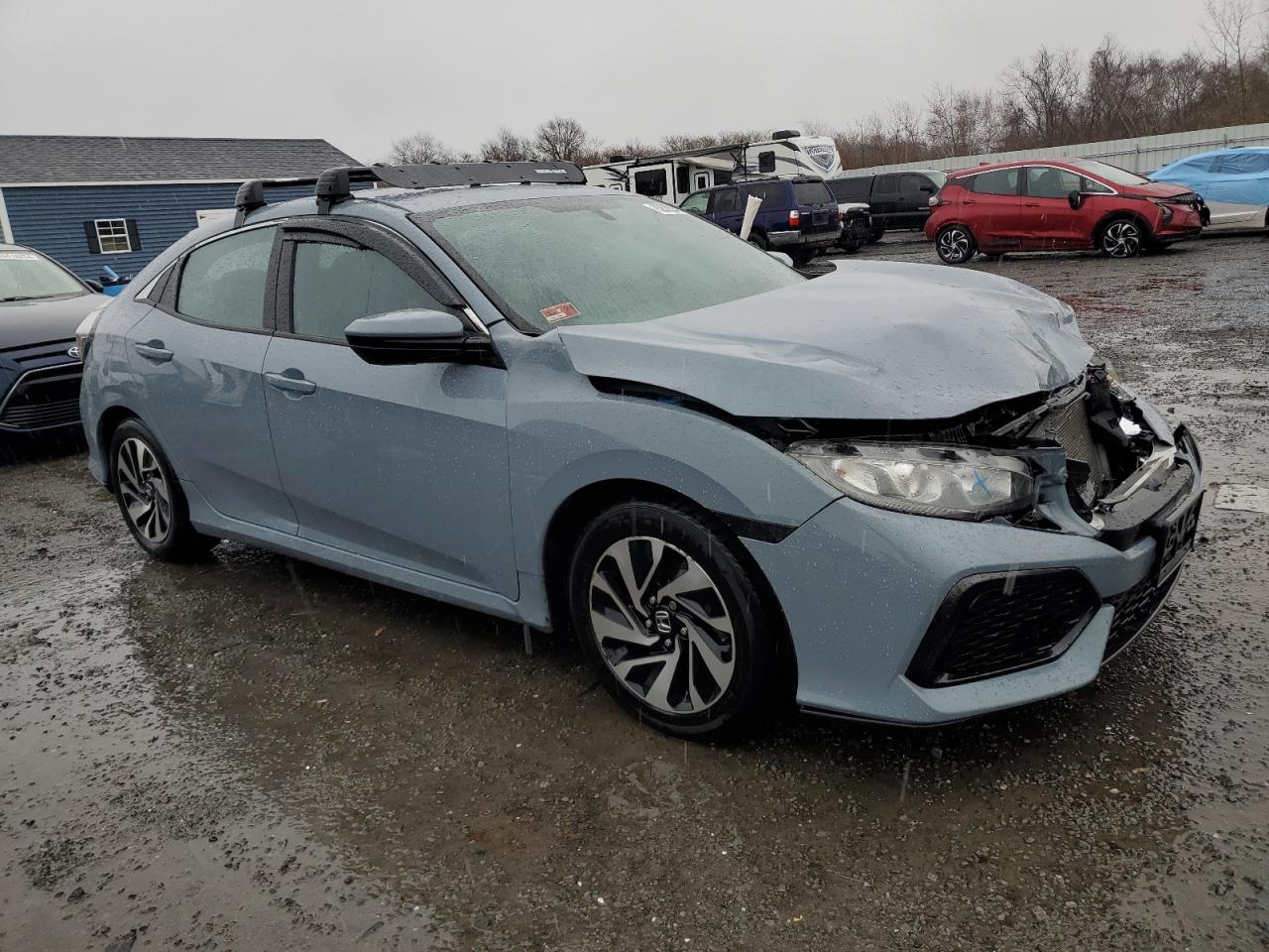 2017 Honda Civic VIN SHHFK7H2XHU401859 Copart auction photo, front end damage thumbnail 4