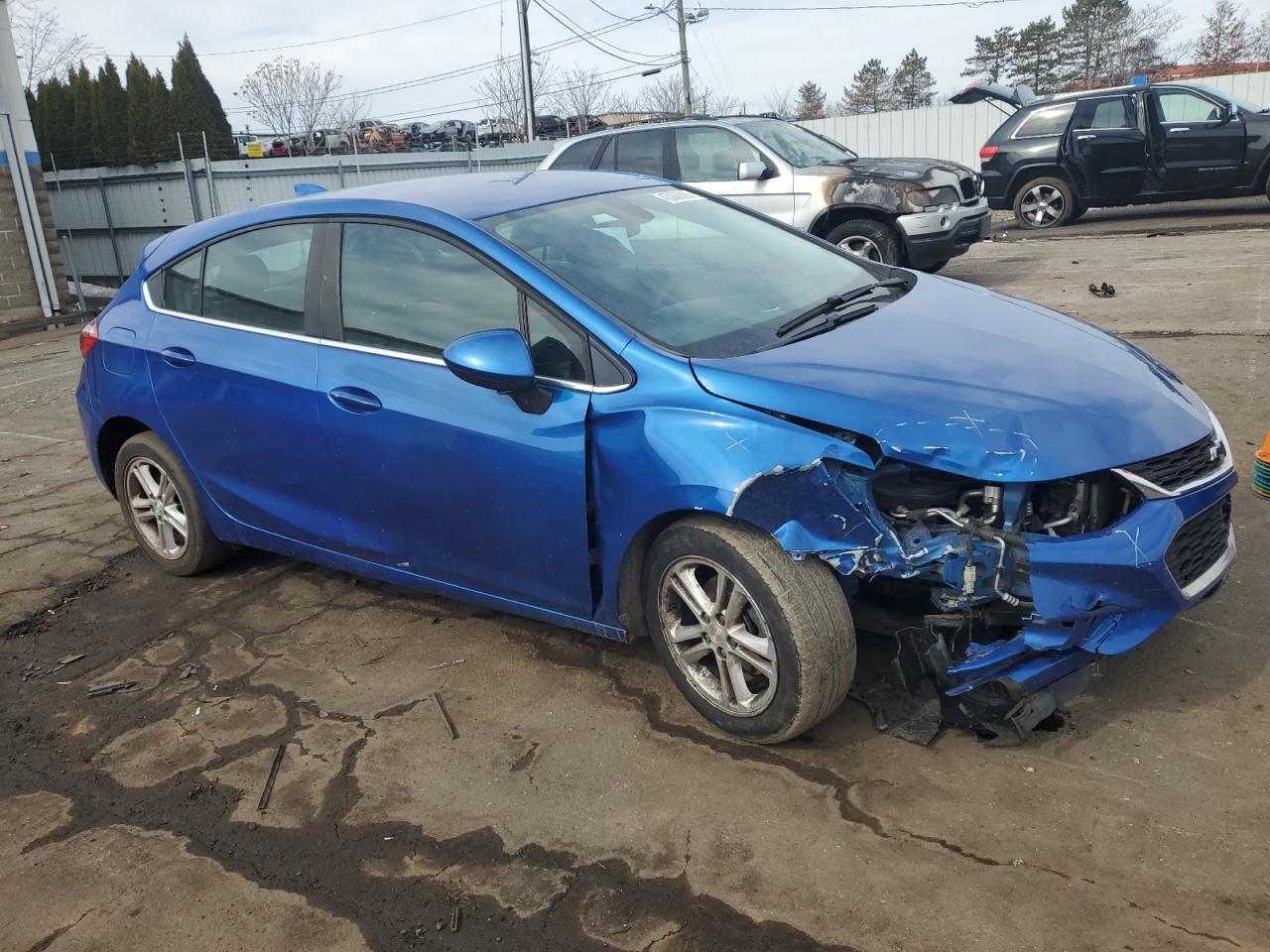 2018 Chevrolet Cruze VIN 3G1BE6SM0JS653315 Copart auction photo, front end damage thumbnail 4