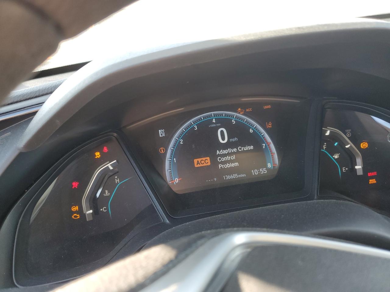 2020 Honda Civic VIN 19XFC2F62LE004930 Copart auction photo, front end damage thumbnail 9