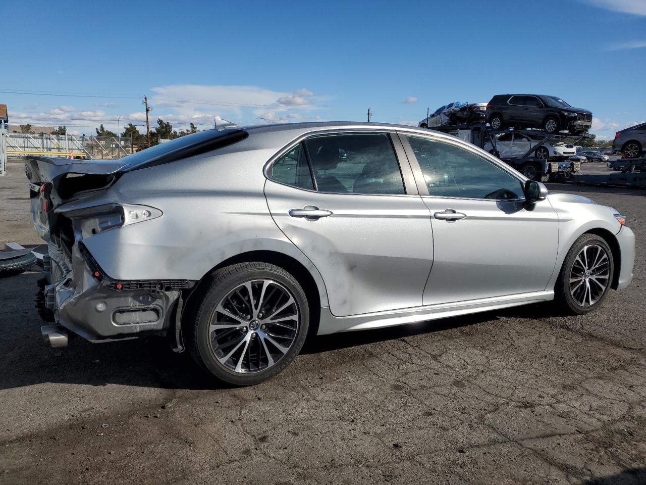 2019 Toyota Camry VIN 4T1B11HK2KU840029 Copart auction photo, rear end damage thumbnail 3