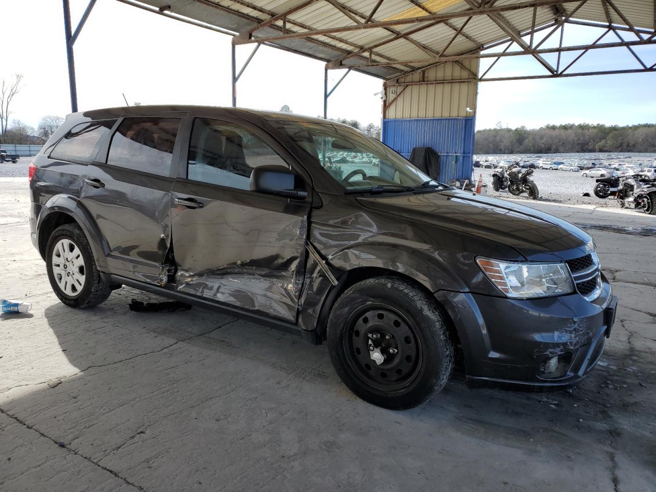 2015 Dodge Journey VIN 3C4PDCAB2FT724952 Copart auction photo, front end / side damage thumbnail 4