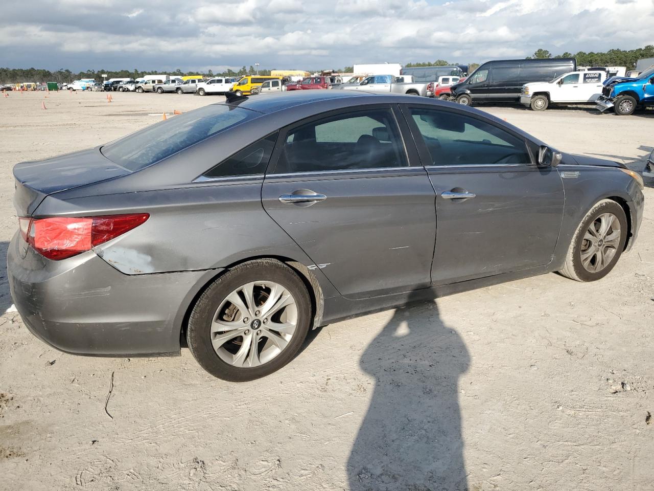 2012 Hyundai Sonata VIN 5NPEC4AC7CH309615 Copart auction photo, all over damage thumbnail 3