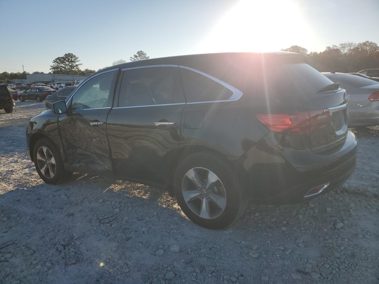 2016 Acura MDX VIN 5FRYD3H29GB003987 Copart auction photo, side damage thumbnail 2