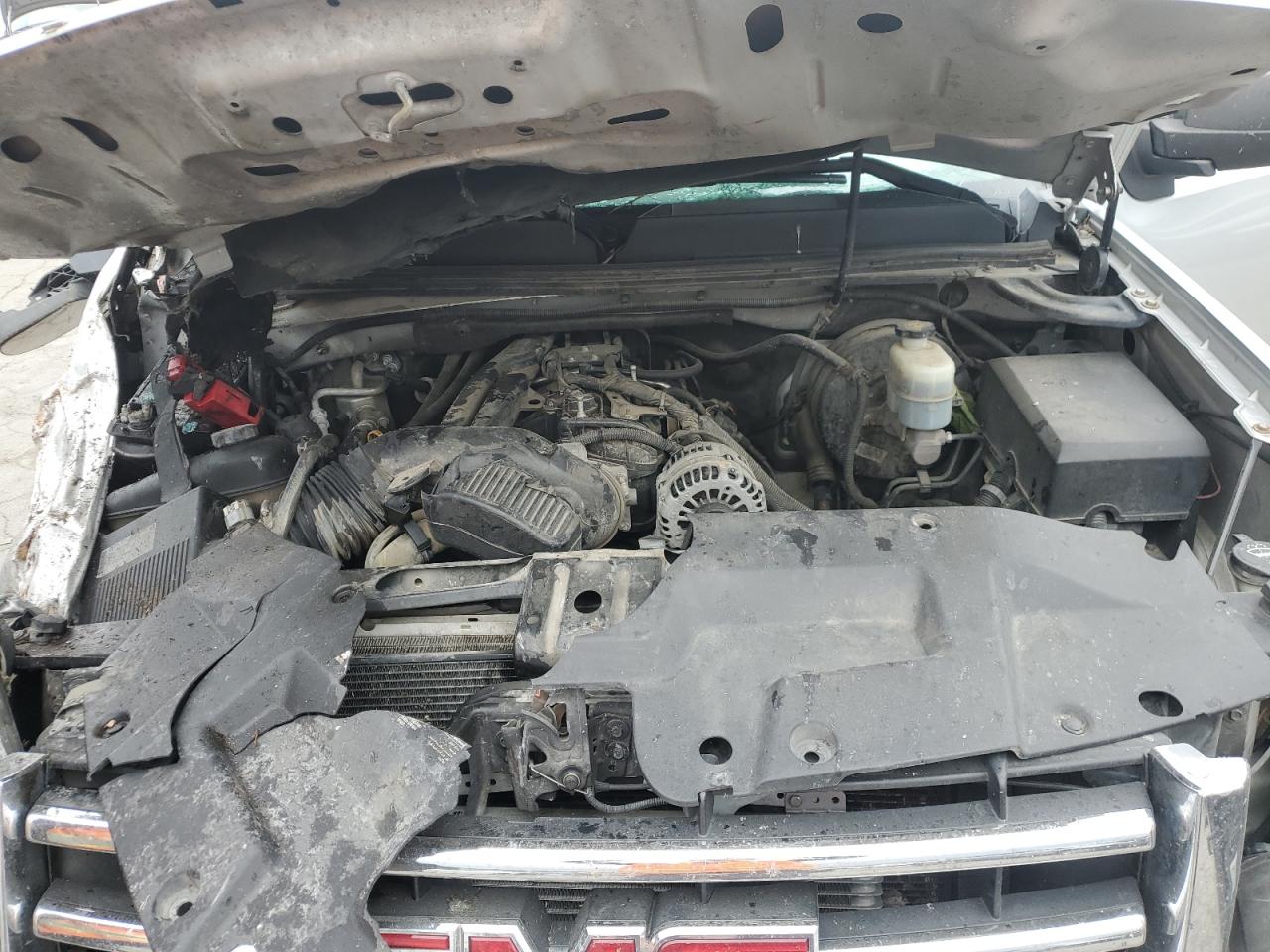 2013 GMC Sierra VIN 3GTP2VE75DG346316 Copart auction photo, all over damage thumbnail 11