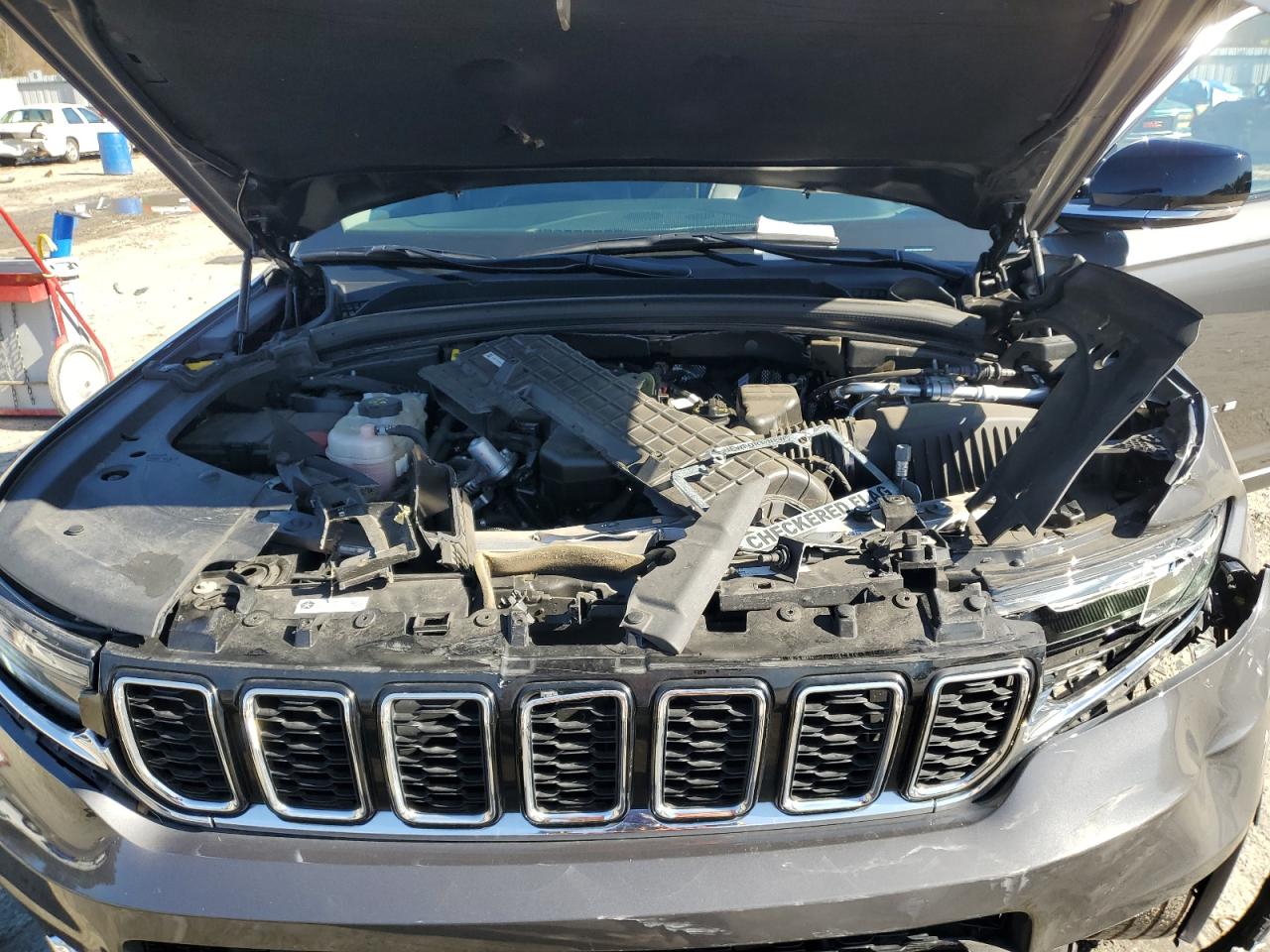 2021 Jeep Grand Cherokee VIN 1C4RJKBG3M8197750 Copart auction photo, front end damage thumbnail 12