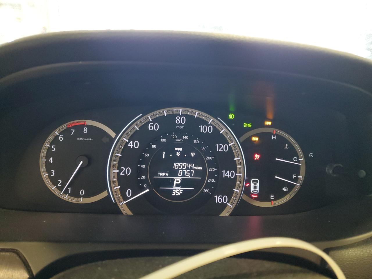2013 Honda Accord VIN 1HGCR3F8XDA040251 Copart auction photo, front end damage thumbnail 9