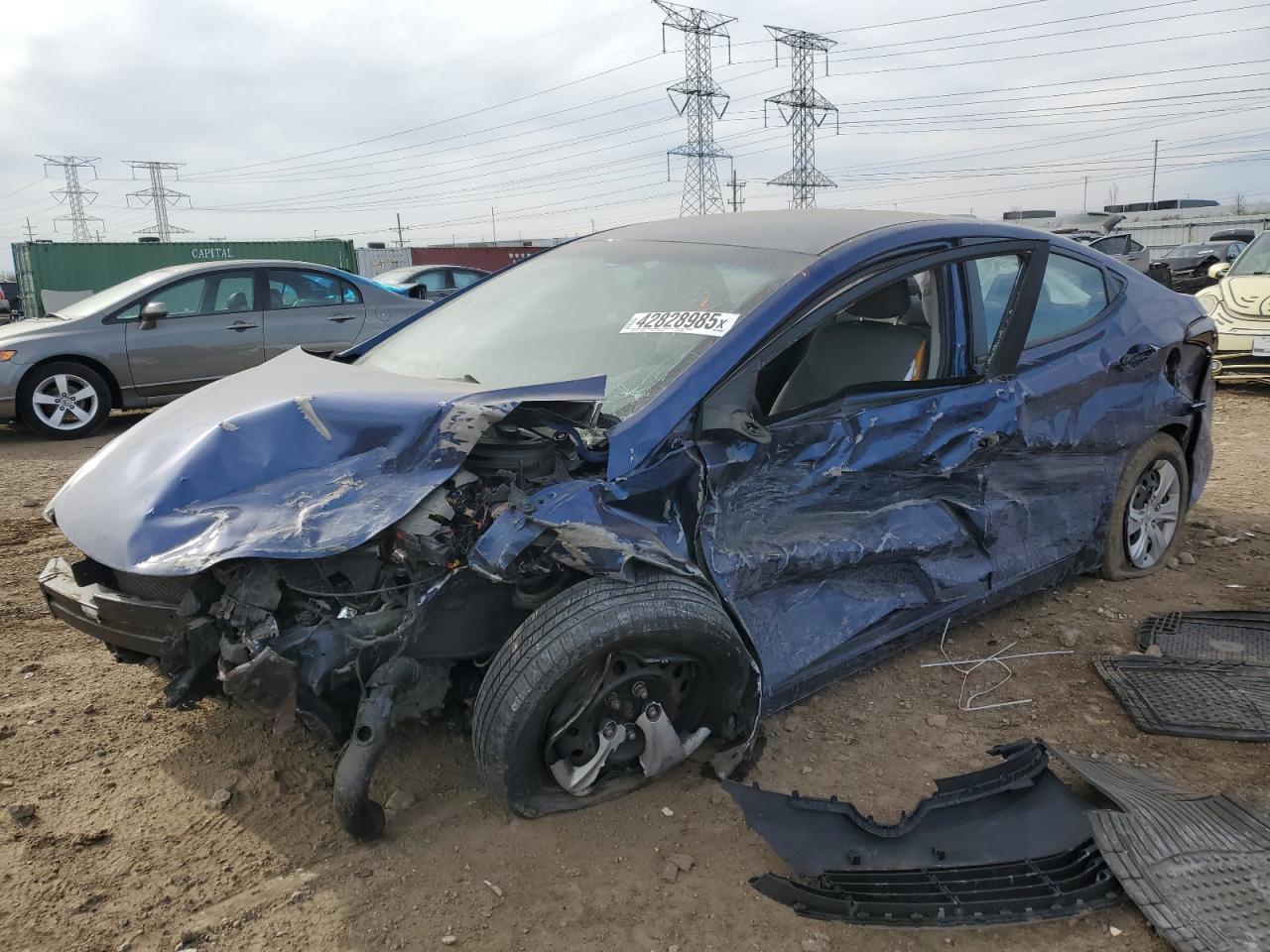 2016 Hyundai Elantra VIN 5NPDH4AE0GH673931