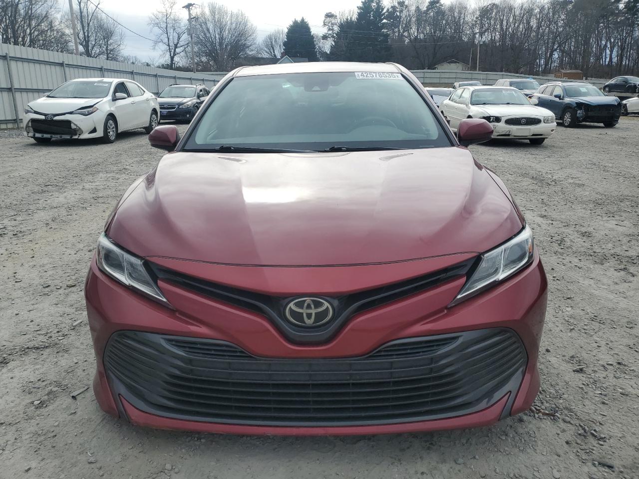 2019 Toyota Camry VIN 4T1B11HK5KU709211 Copart auction photo, front end / minor dent/scratches damage thumbnail 5