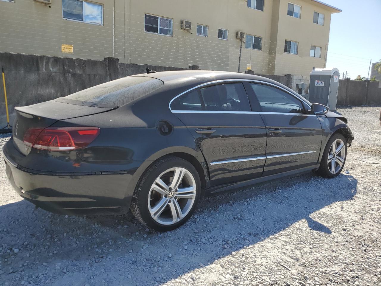 2013 Volkswagen Passat CC VIN WVWBN7AN8DE540329 Copart auction photo, front end damage thumbnail 3