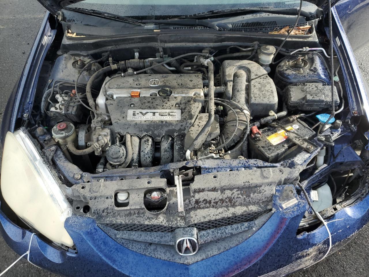 2002 Acura RSX VIN JH4DC54872C042333 Copart auction photo, front end / all over damage thumbnail 11