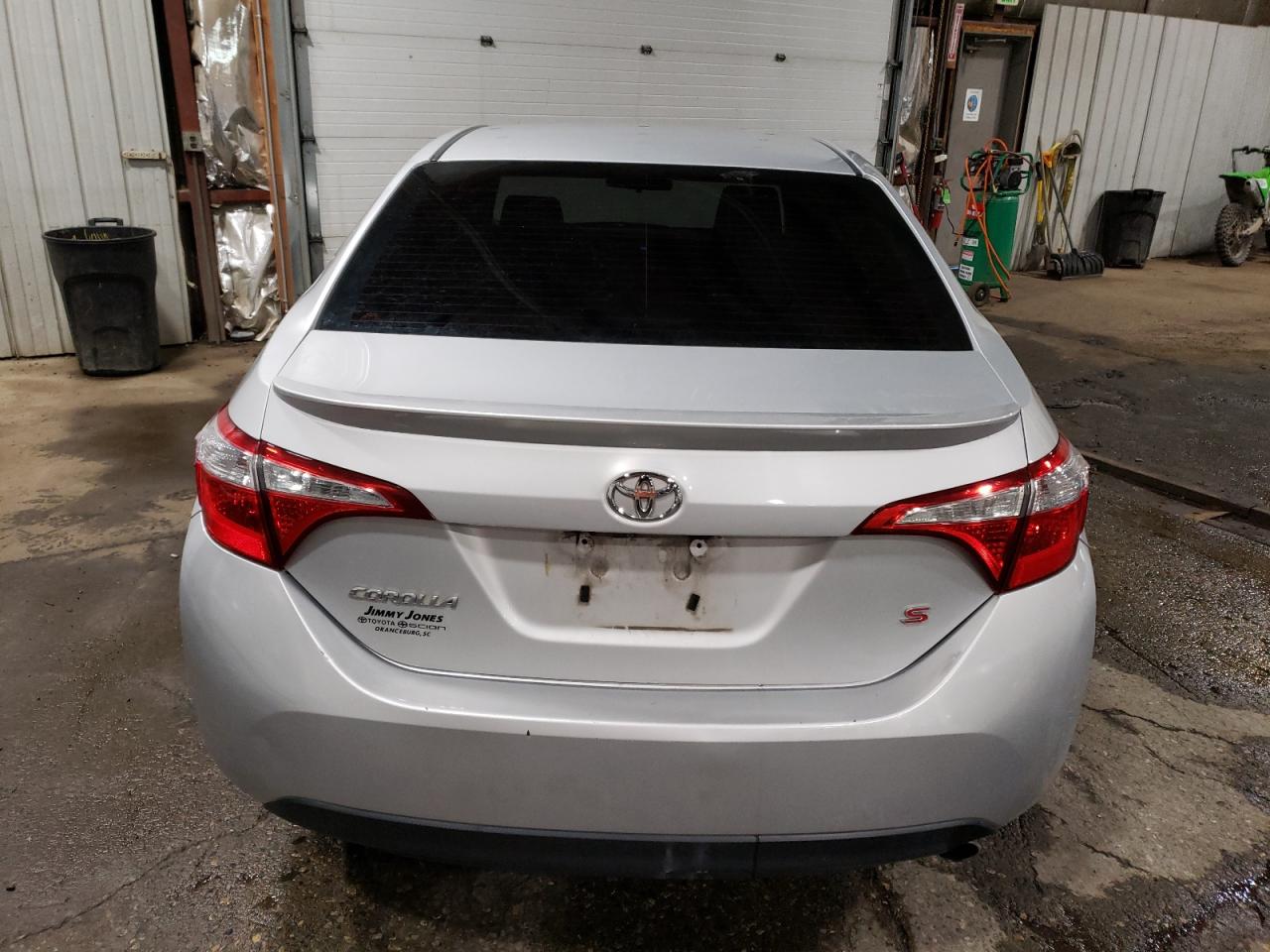 2016 Toyota Corolla VIN 2T1BURHE2GC555551 Copart auction photo, all over damage thumbnail 6