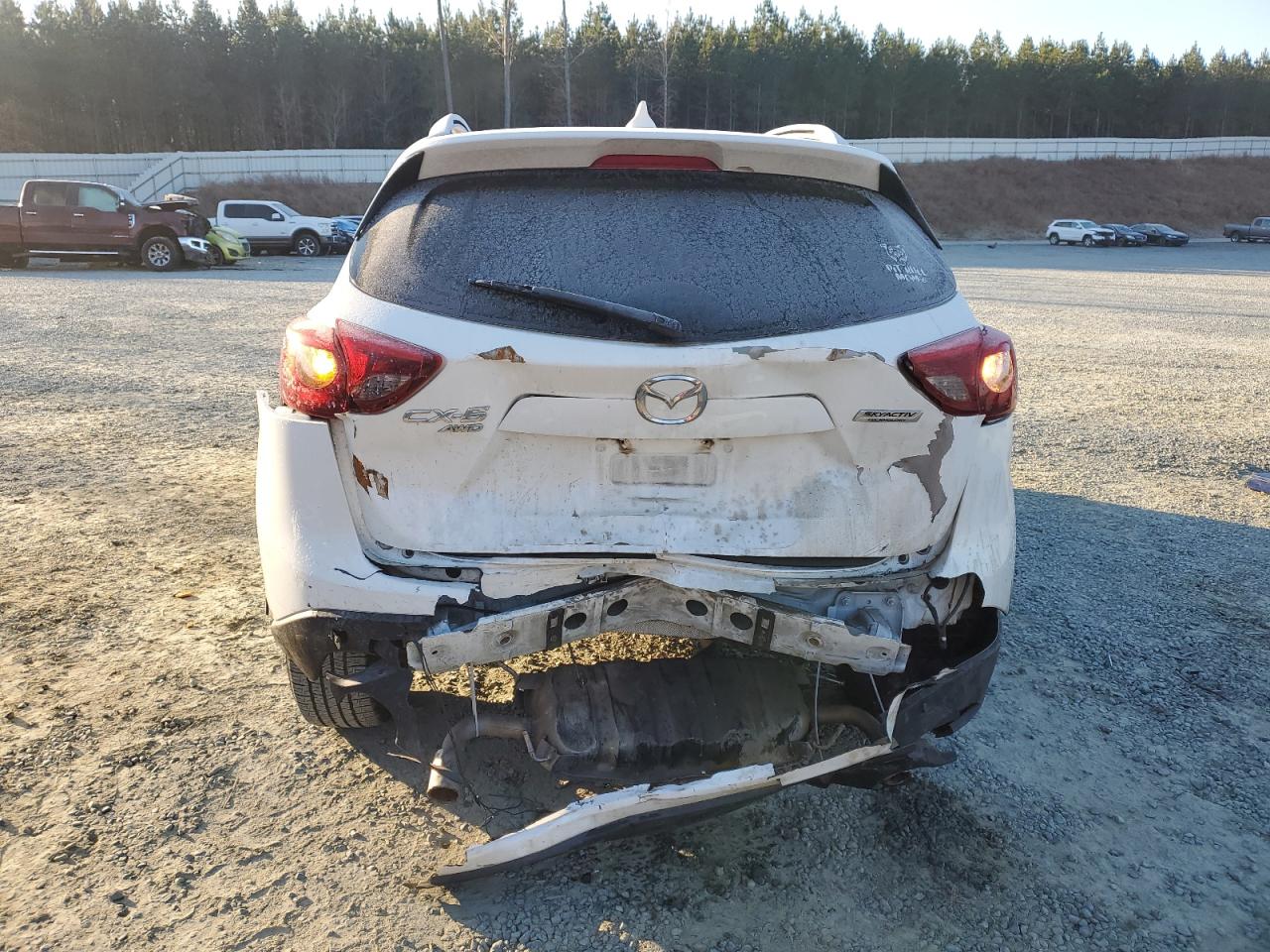2016 Mazda CX-5 VIN JM3KE4DY7G0899314 Copart auction photo, rear end damage thumbnail 6