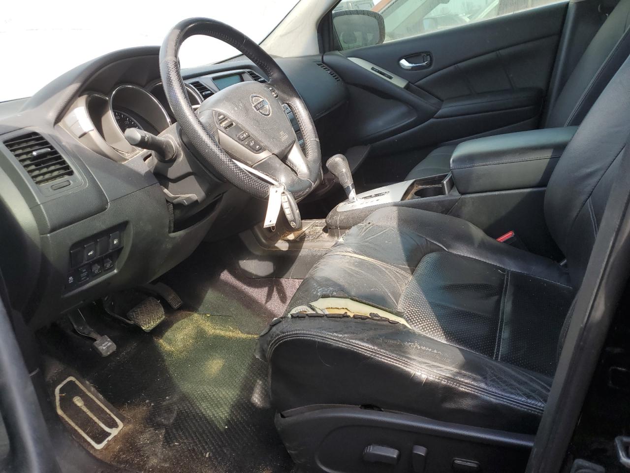 2014 Nissan Murano VIN JN8AZ1MU6EW407438 Copart auction photo, front end / side damage thumbnail 7