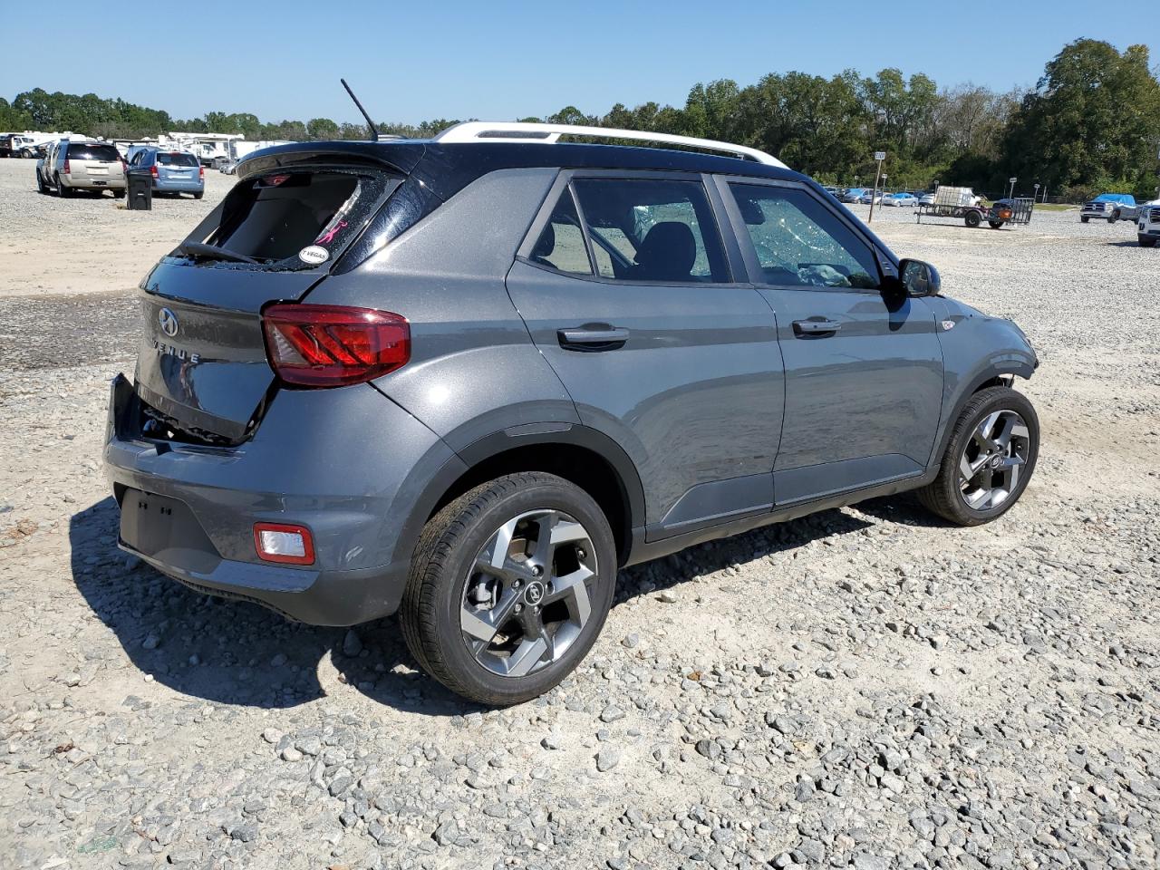 2023 Hyundai Venue VIN KMHRC8A30PU260161 Copart auction photo, all over damage thumbnail 3