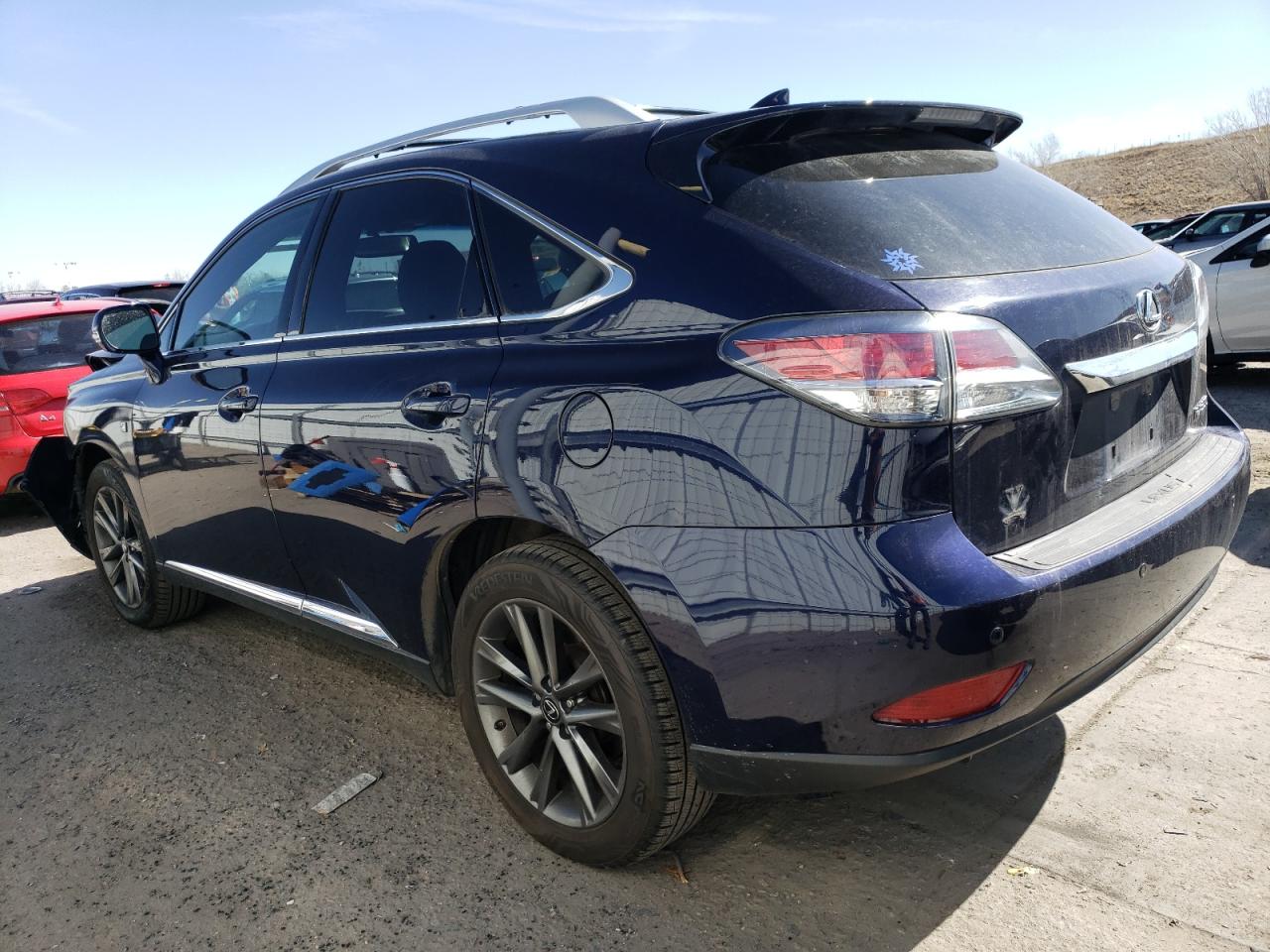 2015 Lexus RX VIN 2T2BK1BA8FC335595 Copart auction photo, front end / side damage thumbnail 2