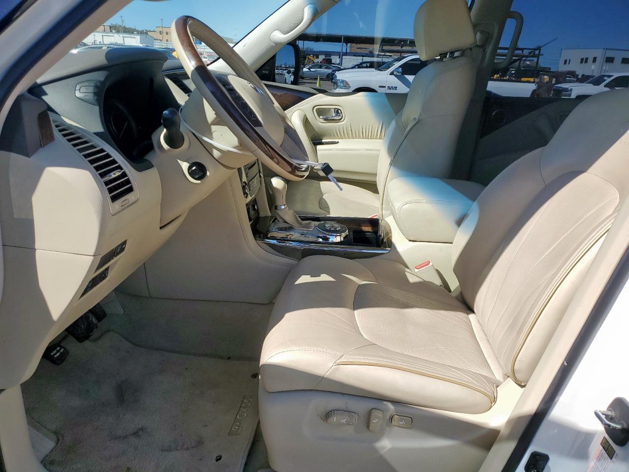 2012 Infiniti QX56 VIN JN8AZ2NF1C9519856 Copart auction photo, front end damage thumbnail 7