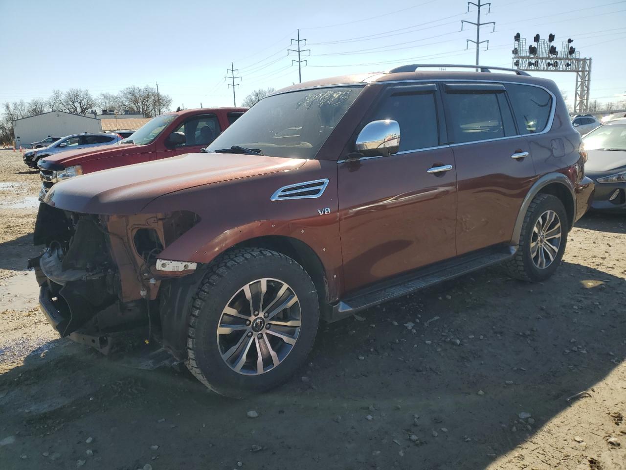 2018 Nissan Armada VIN JN8AY2NDXJ9052130 - Copart auction photo