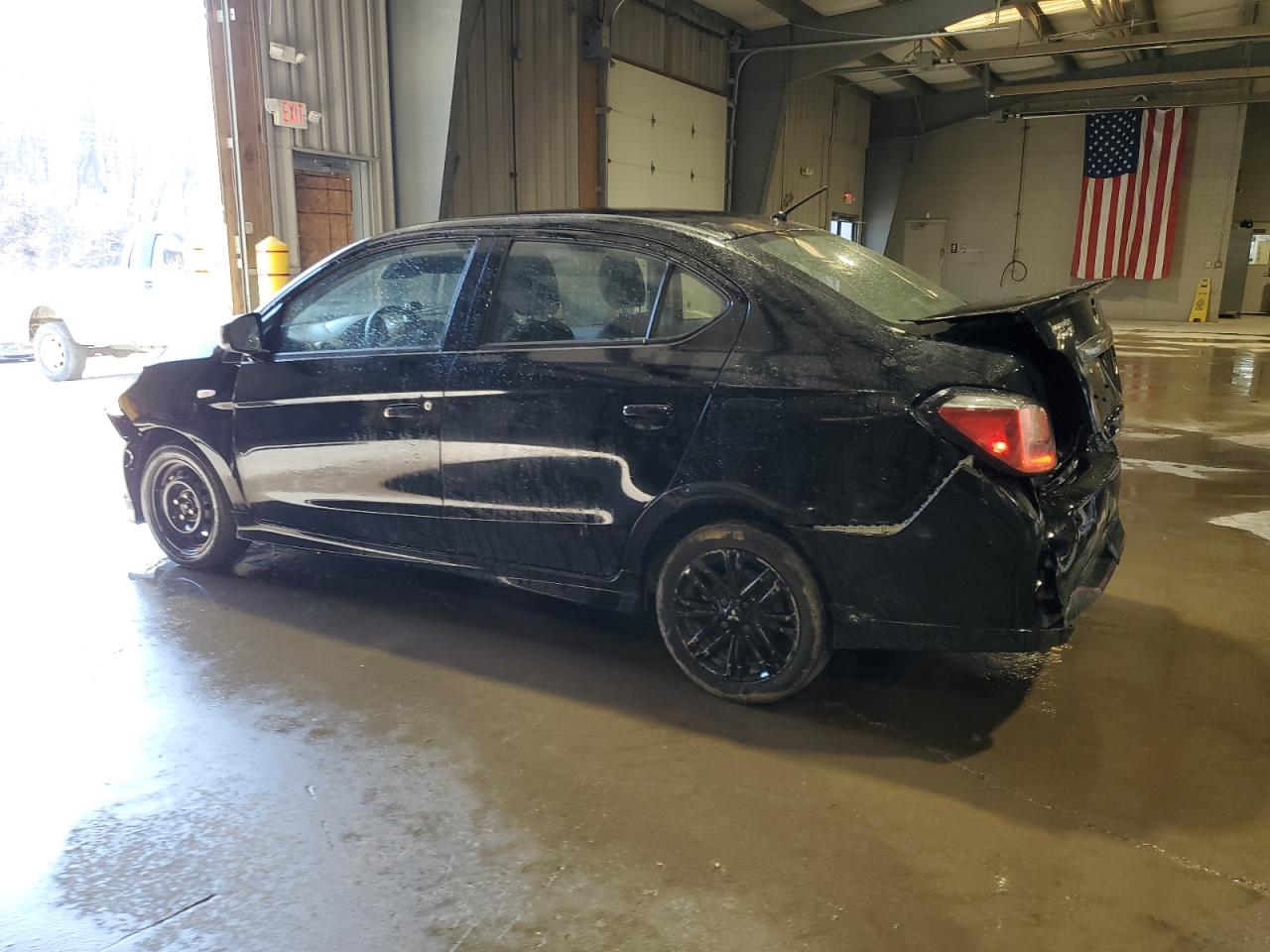 2024 Mitsubishi Mirage VIN ML32FUFJ6RHF05897 Copart auction photo, rear end / front end damage thumbnail 2
