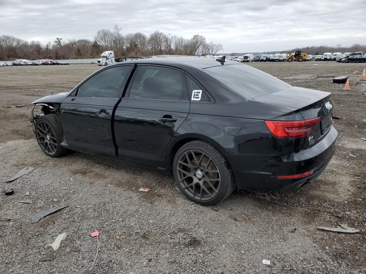 2017 Audi A4 VIN WAUANAF4XHN005594 Copart auction photo, front end / minor dent/scratches damage thumbnail 2