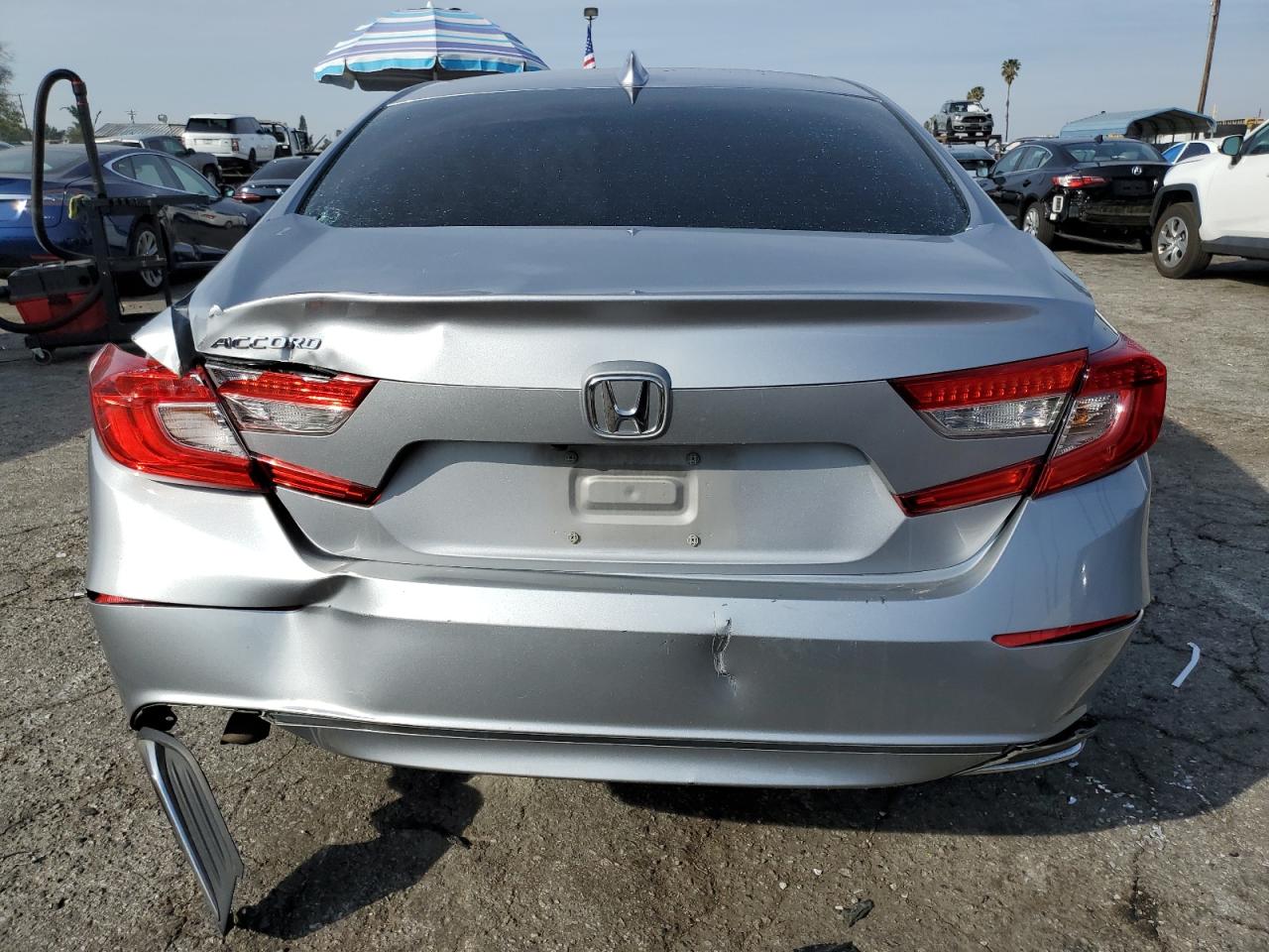 2018 Honda Accord VIN 1HGCV1F42JA142166 Copart auction photo, rear end / minor dent/scratches damage thumbnail 6