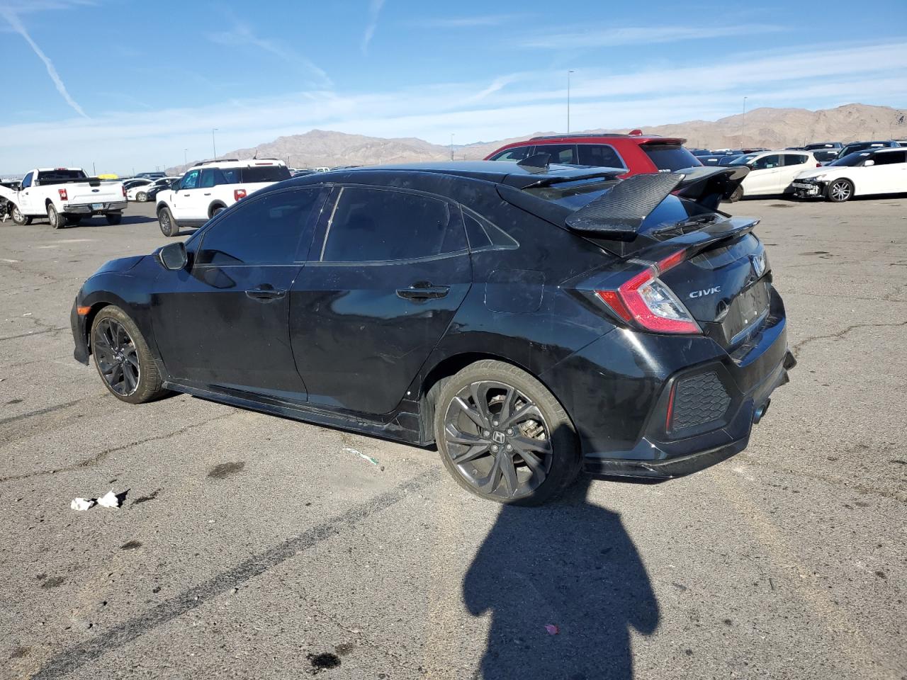 2019 Honda Civic VIN SHHFK7H45KU423227 Copart auction photo, vandalism damage thumbnail 2