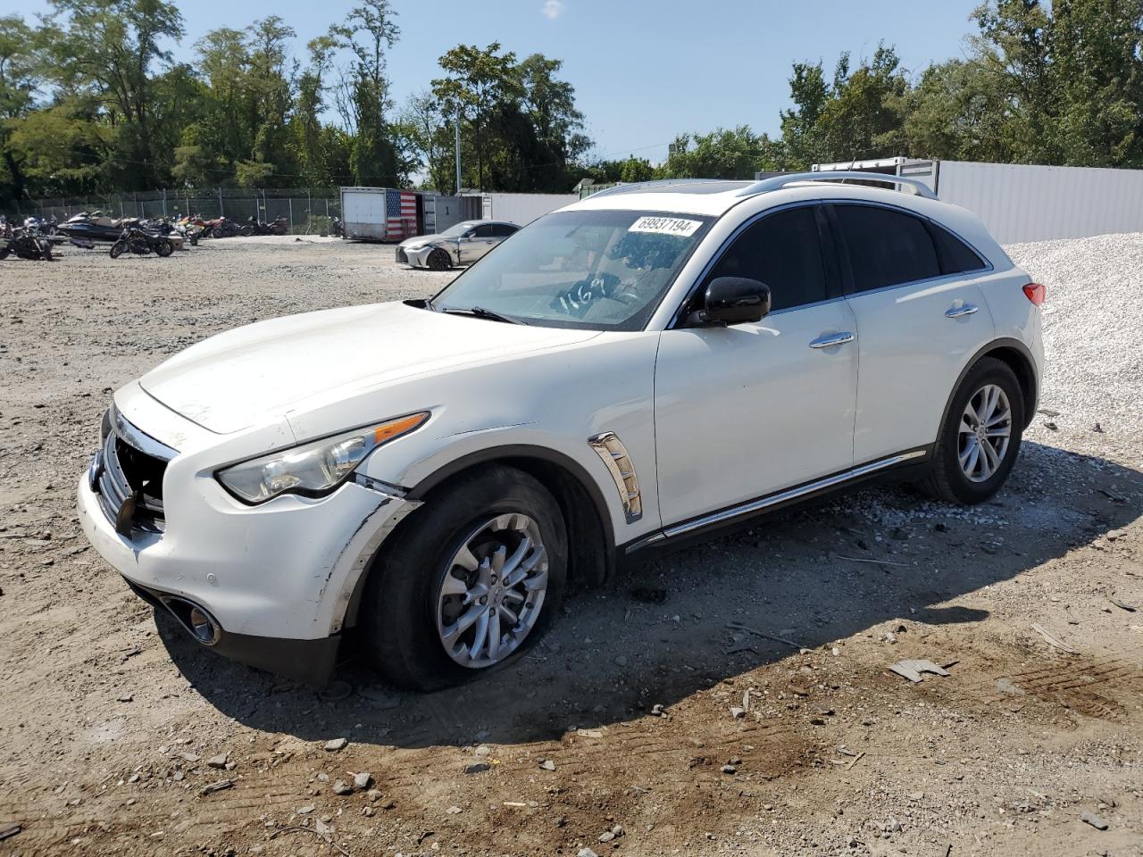 2013 Infiniti FX VIN JN8CS1MU1DM141169