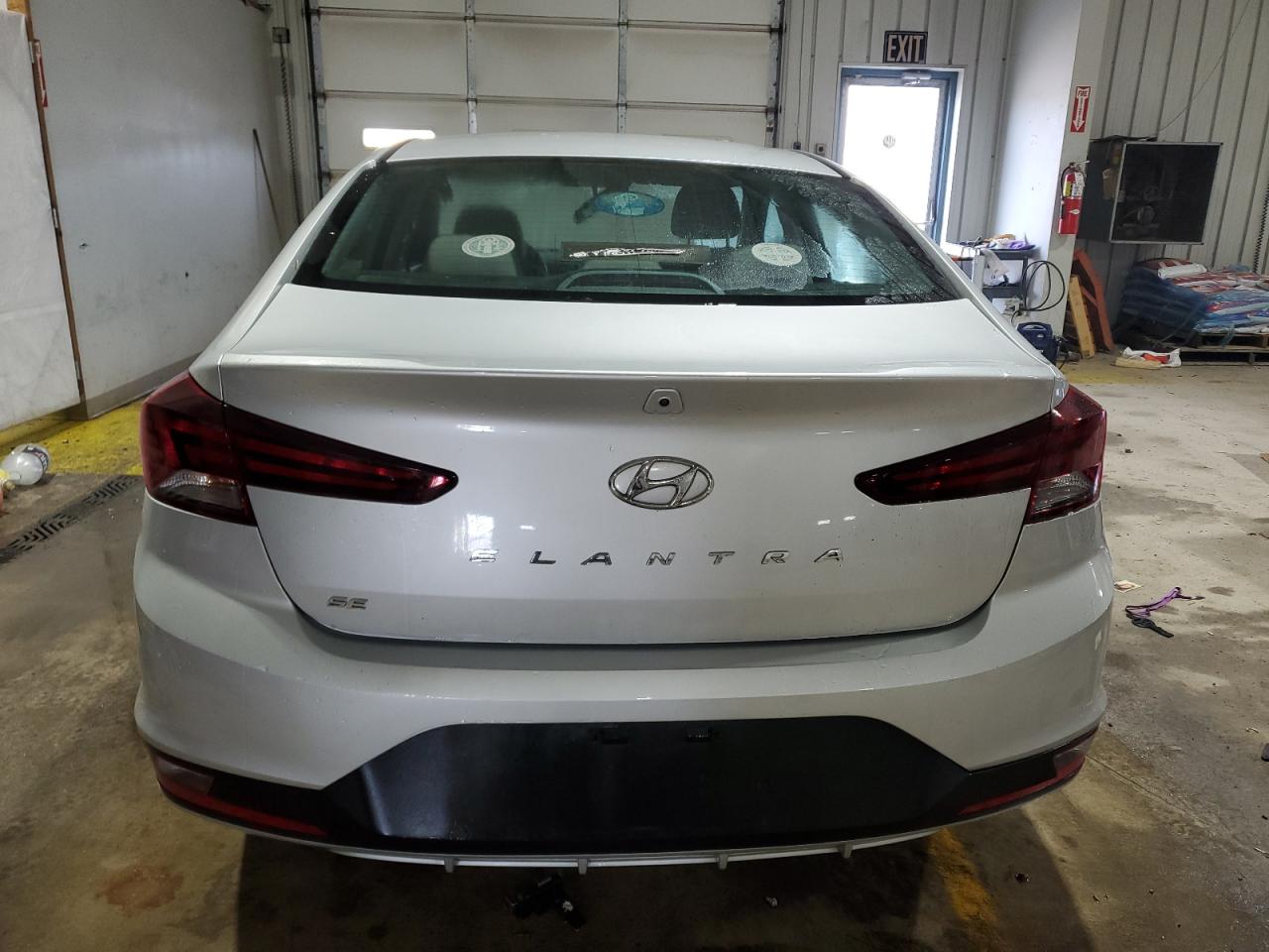 2019 Hyundai Elantra VIN 5NPD74LF7KH412474 Copart auction photo, front end / mechanical damage thumbnail 6