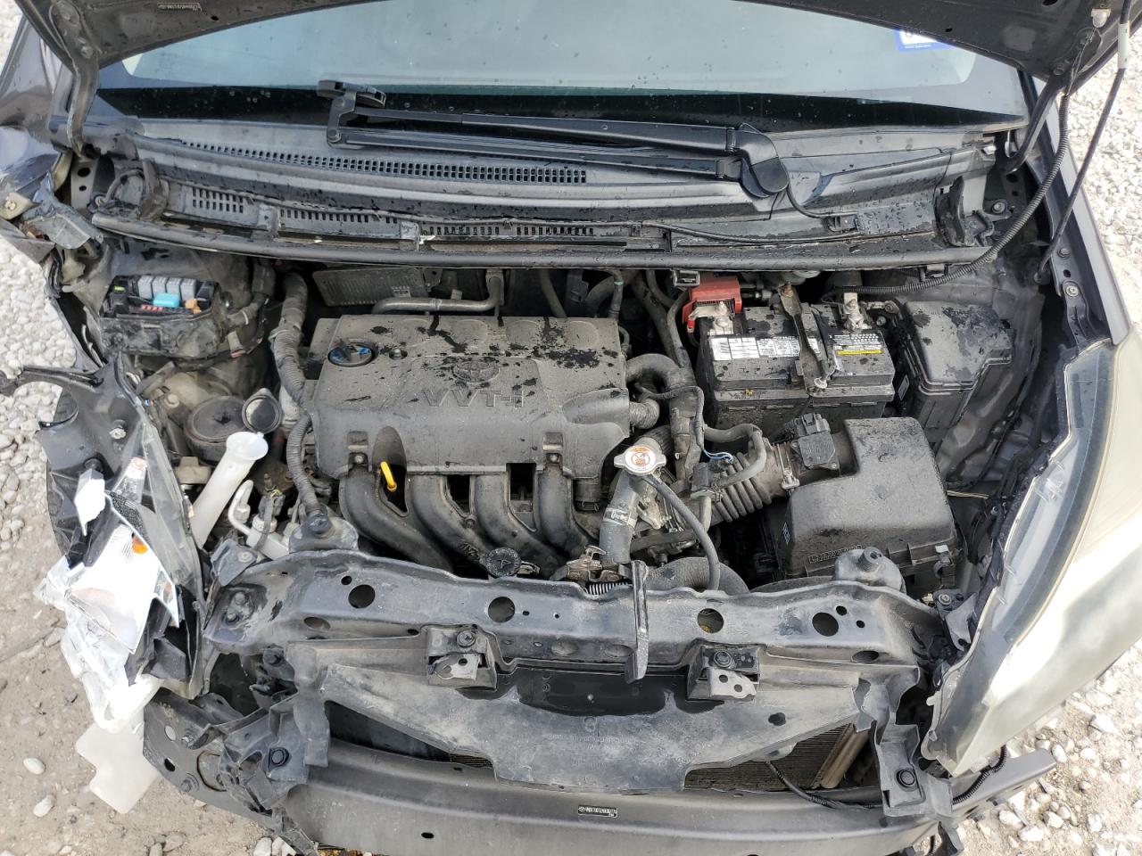 2017 Toyota Yaris VIN VNKKTUD32HA082774 Copart auction photo, side / front end damage thumbnail 11