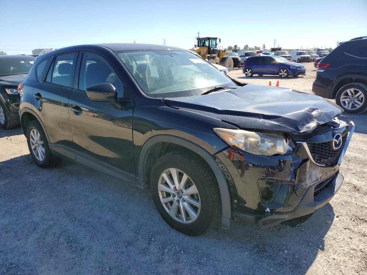 2013 Mazda CX-5 VIN JM3KE2BE4D0161673 Copart auction photo, front end damage thumbnail 4