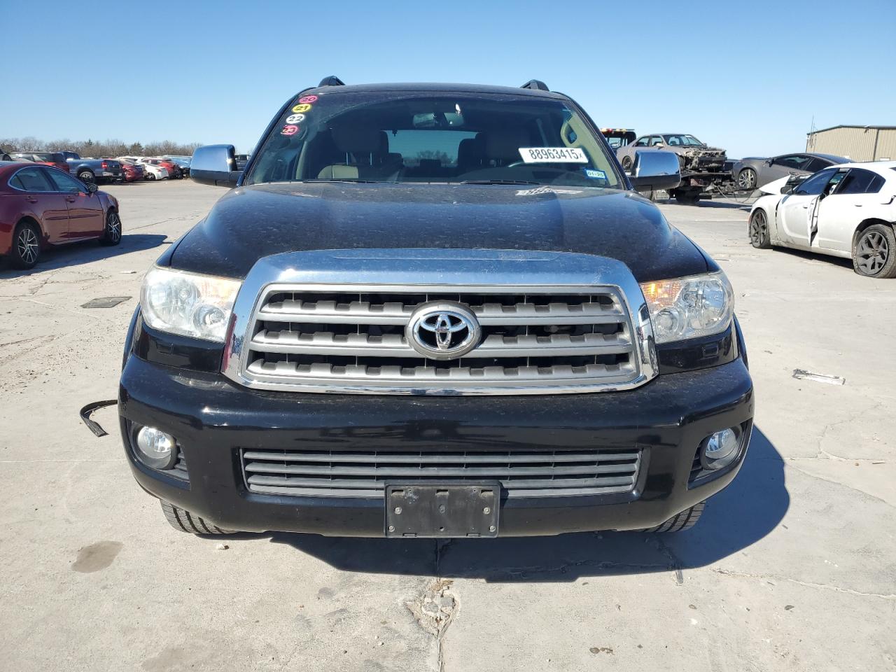 2015 Toyota Sequoia VIN 5TDKY5G11FS058699 Copart auction photo, side / hail damage thumbnail 5
