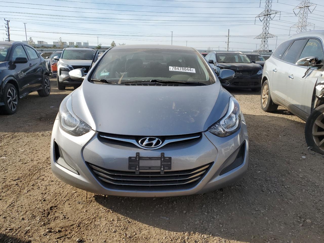 2016 Hyundai Elantra VIN 5NPDH4AE3GH778866 Copart auction photo, side damage thumbnail 5