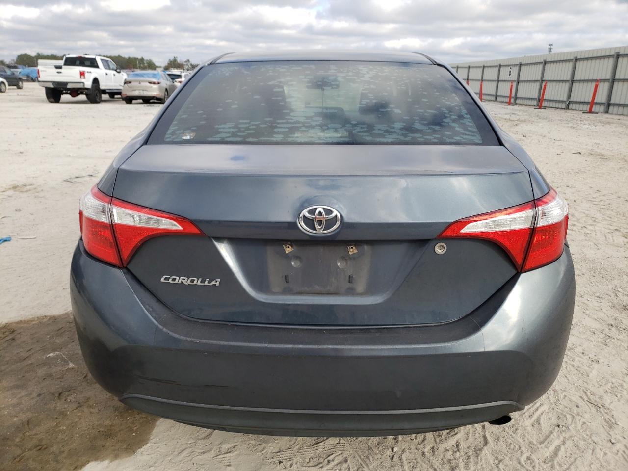 2015 Toyota Corolla VIN 2T1BURHEXFC349909 Copart auction photo, undercarriage / front end damage thumbnail 6