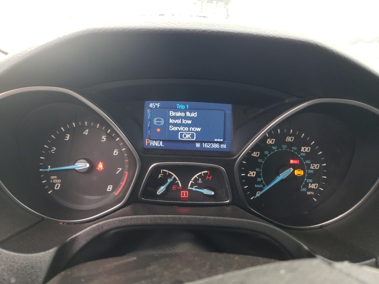 2014 Ford Focus VIN 1FADP3F27EL393644 Copart auction photo, rear end damage thumbnail 9