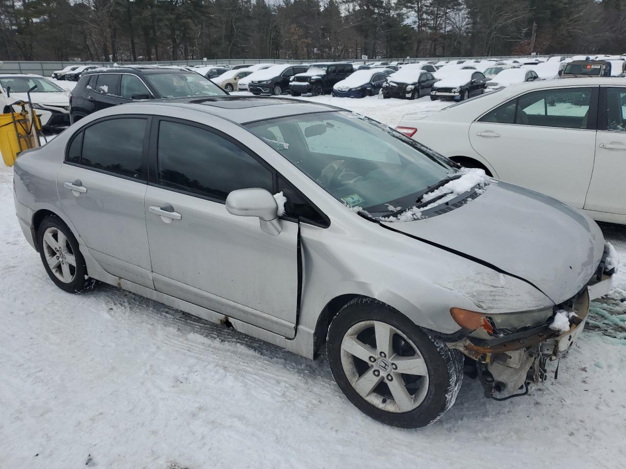 2008 Honda Civic VIN 1HGFA16858L107924 Copart auction photo, front end damage thumbnail 4