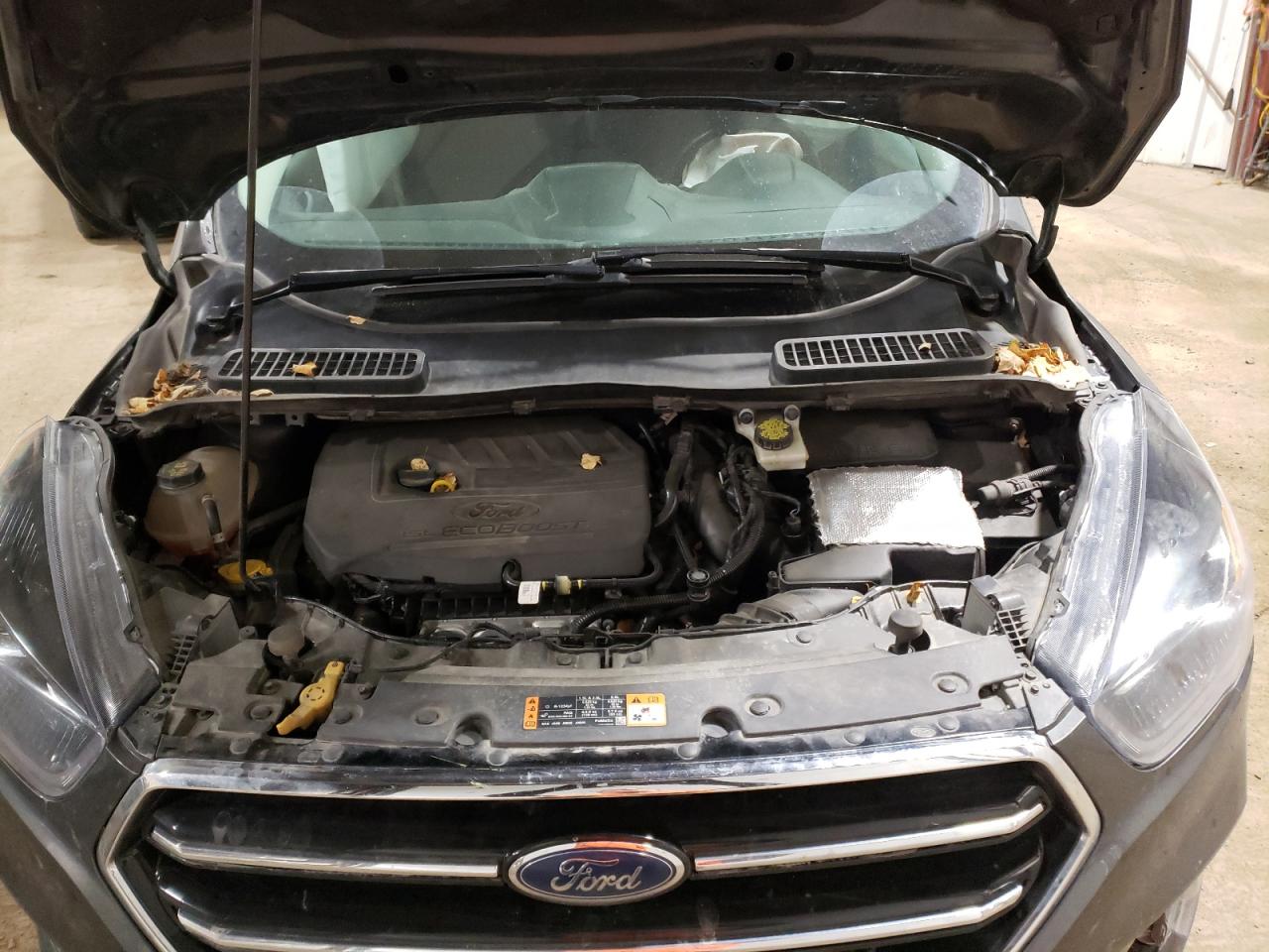 2018 Ford Escape VIN 1FMCU9GD6JUD22727 Copart auction photo, all over damage thumbnail 12