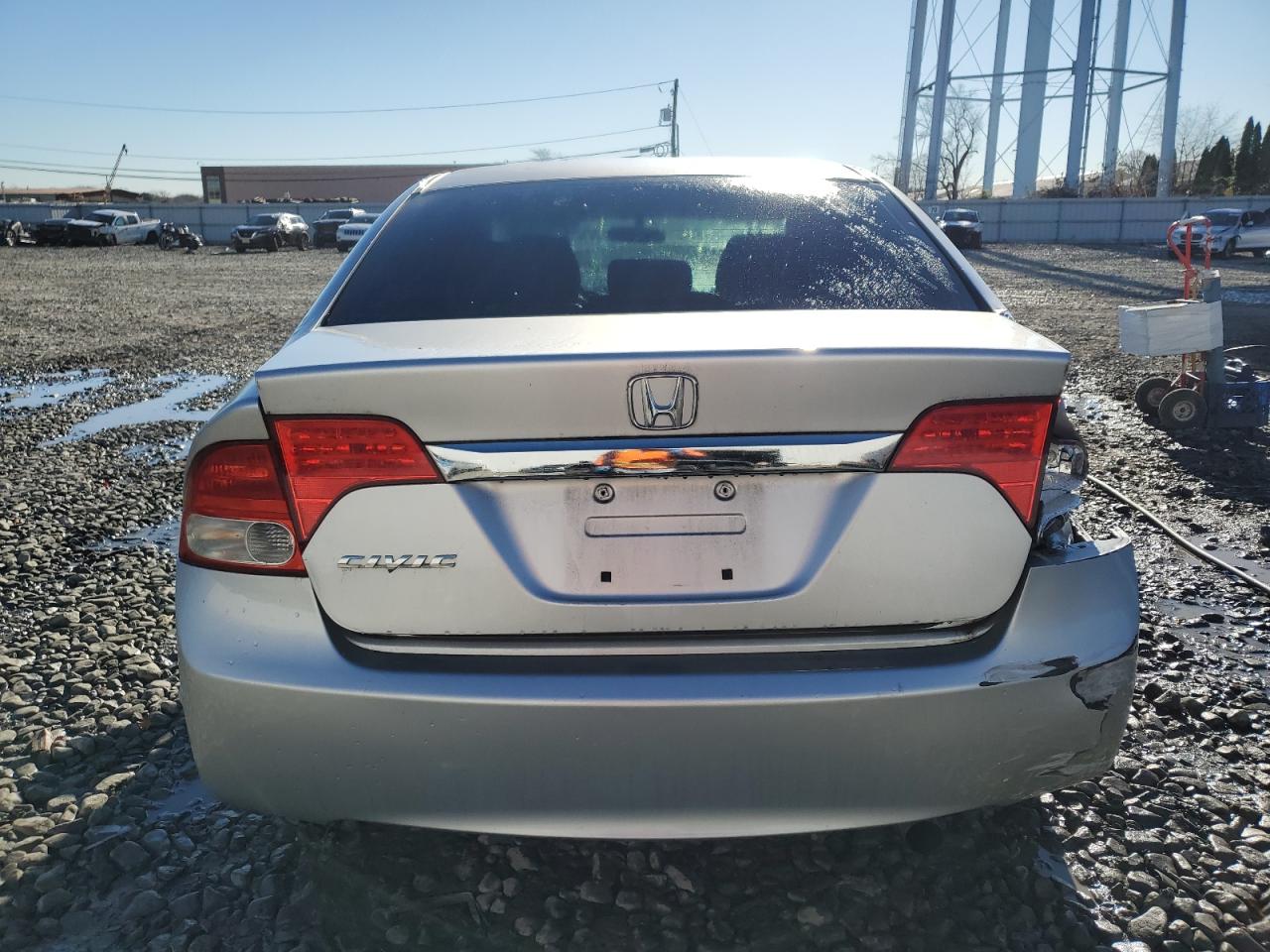 2010 Honda Civic VIN 19XFA1F86AE073246 Copart auction photo, front end / rear end damage thumbnail 6