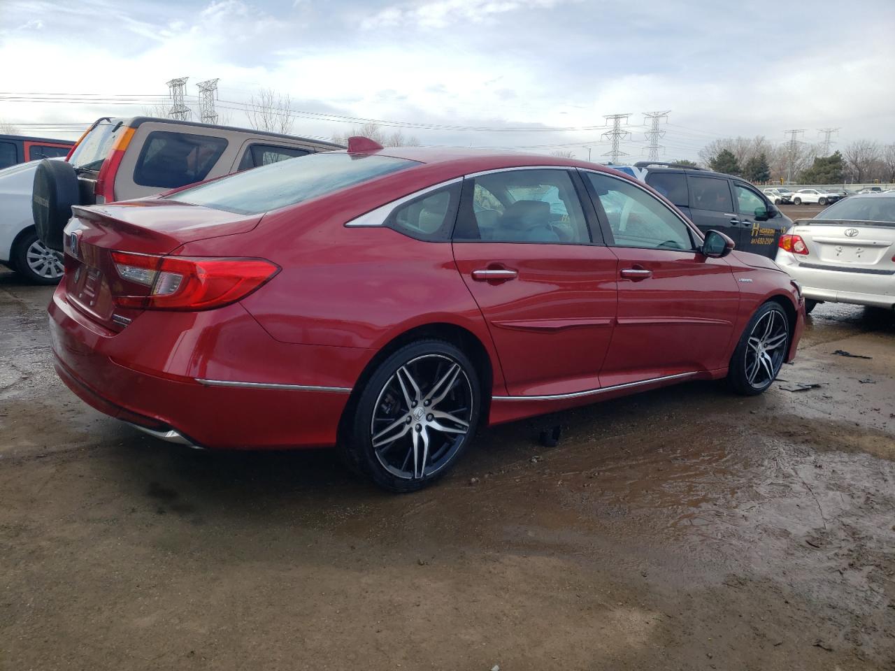 2021 Honda Accord VIN 1HGCV3F92MA015011 Copart auction photo, front end damage thumbnail 3