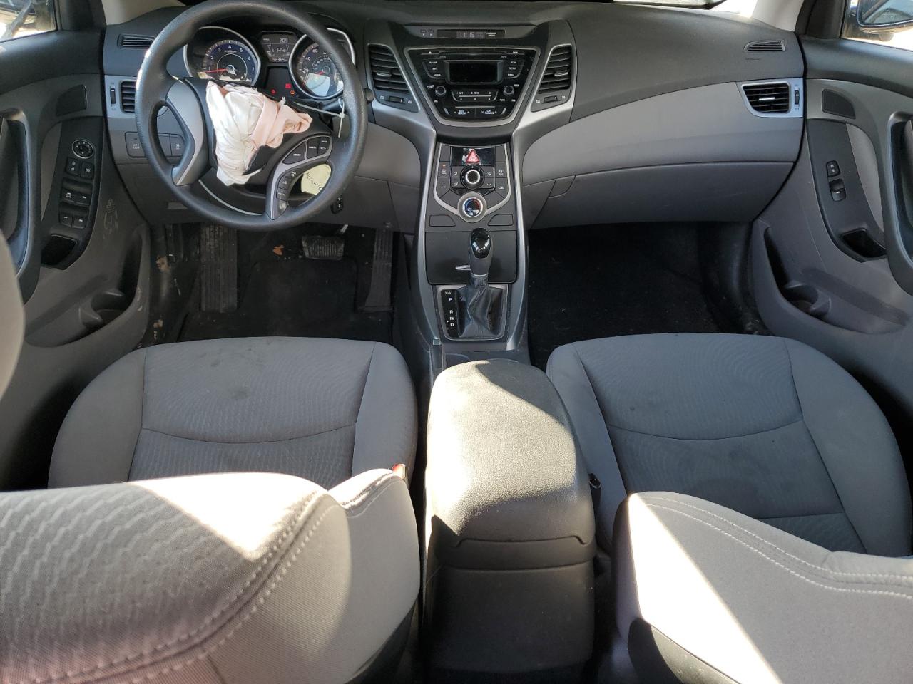 2015 Hyundai Elantra VIN KMHDH4AE5FU222977 Copart auction photo, front end / side damage thumbnail 8
