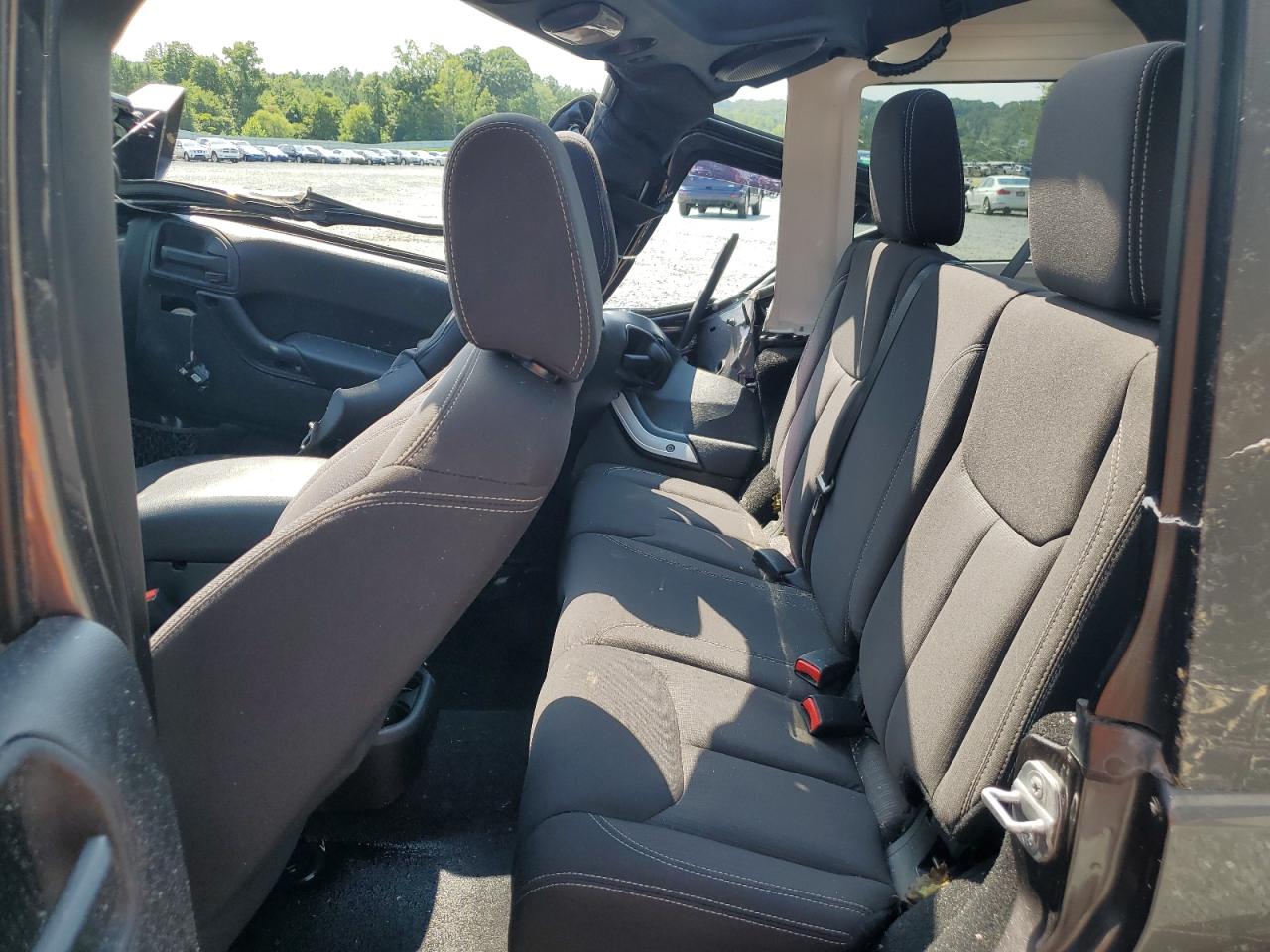 2014 Jeep Wrangler VIN 1C4BJWEG7EL189105 Copart auction photo, all over damage thumbnail 10