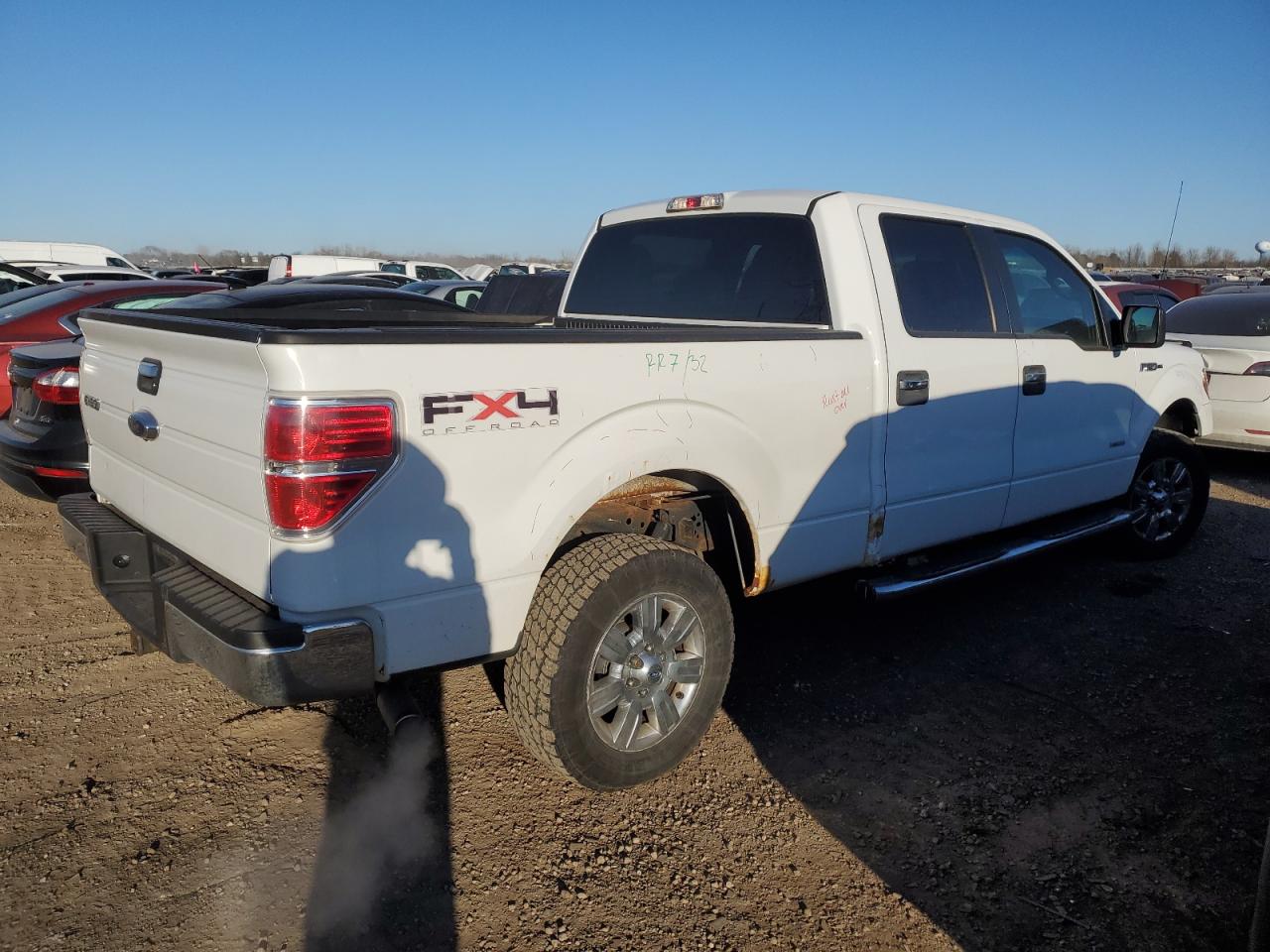 2011 Ford F-150 VIN 1FTFW1ET4BFB62344 Copart auction photo, front end damage thumbnail 3